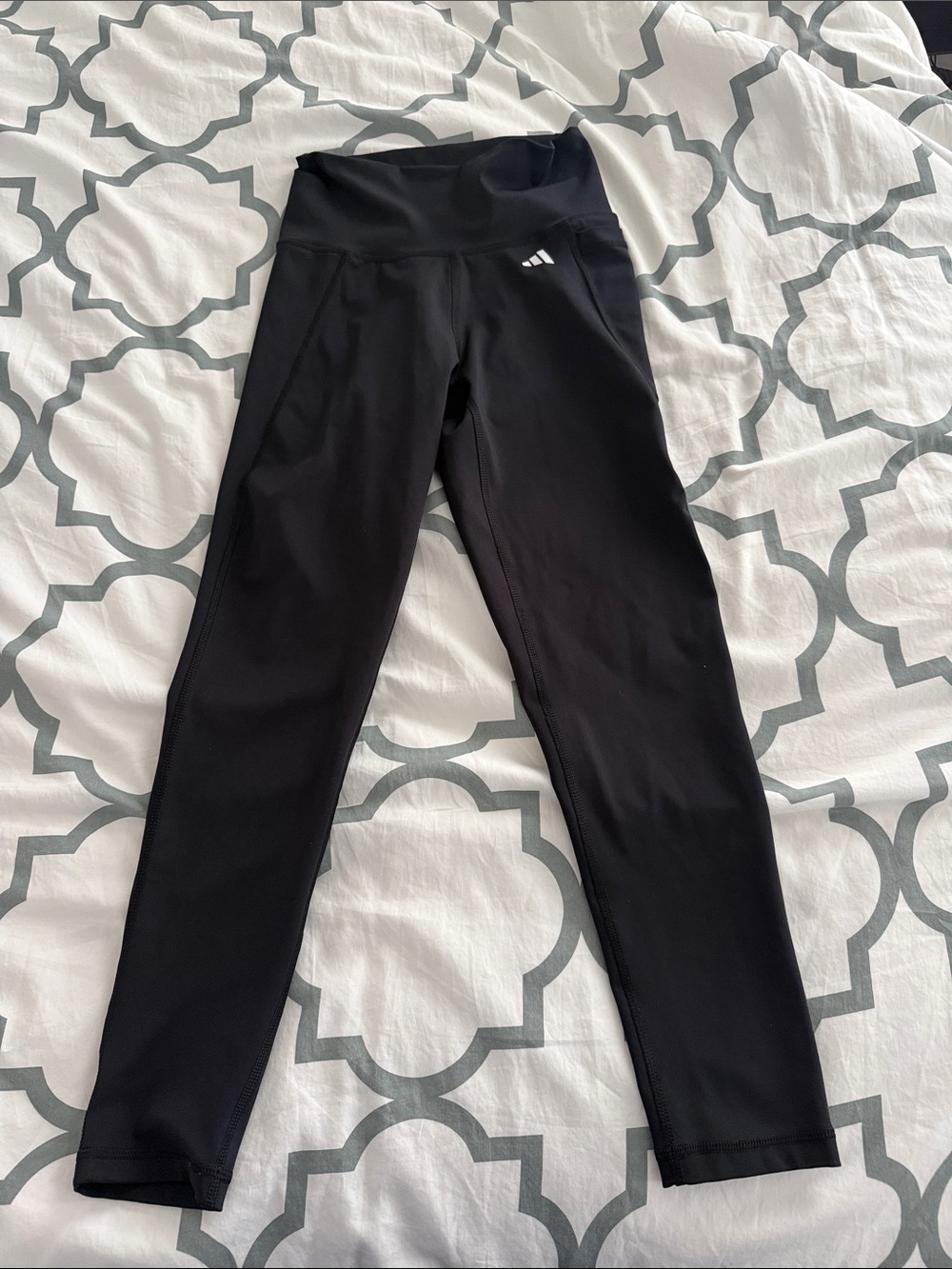 Adidas Optime Stash Pocket High-Waisted 7/8 Tights
